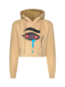 Sand Storm Cropped Hoodie