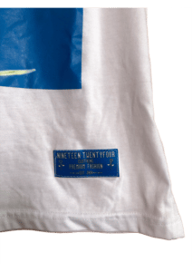 Blue Palm Summer T-shirt - Image 3