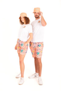 'Peach' Summer Vibes Swim Shorts - Image 3